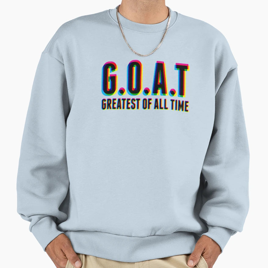 Greatest All Time Cmyk Sweatshirt - Fun Novelty Design Men Women - T-Shirt, Sweatshirt, Hoodie