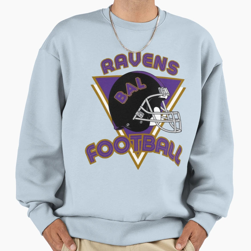 Art Baltimore Ravens Sweatshirt - Casual Everyday Wear for Adults - T-Shirt, Sweatshirt, Hoodie