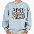 Soccer Mama Leopard Bow Trendy Sweatshirt - Trendy Graphic for Adults - T-Shirt, Sweatshirt, Hoodie