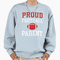 Proud Football Parent Football Mom Dad T-Shirt - Custom Art Print Unisex - T-Shirt, Sweatshirt, Hoodie