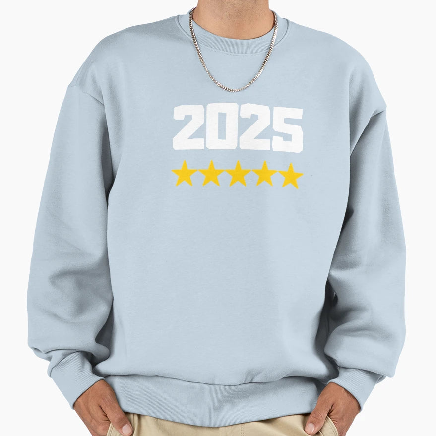 2025 Five Star Year T-Shirt - Custom Art Print for Adults - T-Shirt, Sweatshirt, Hoodie