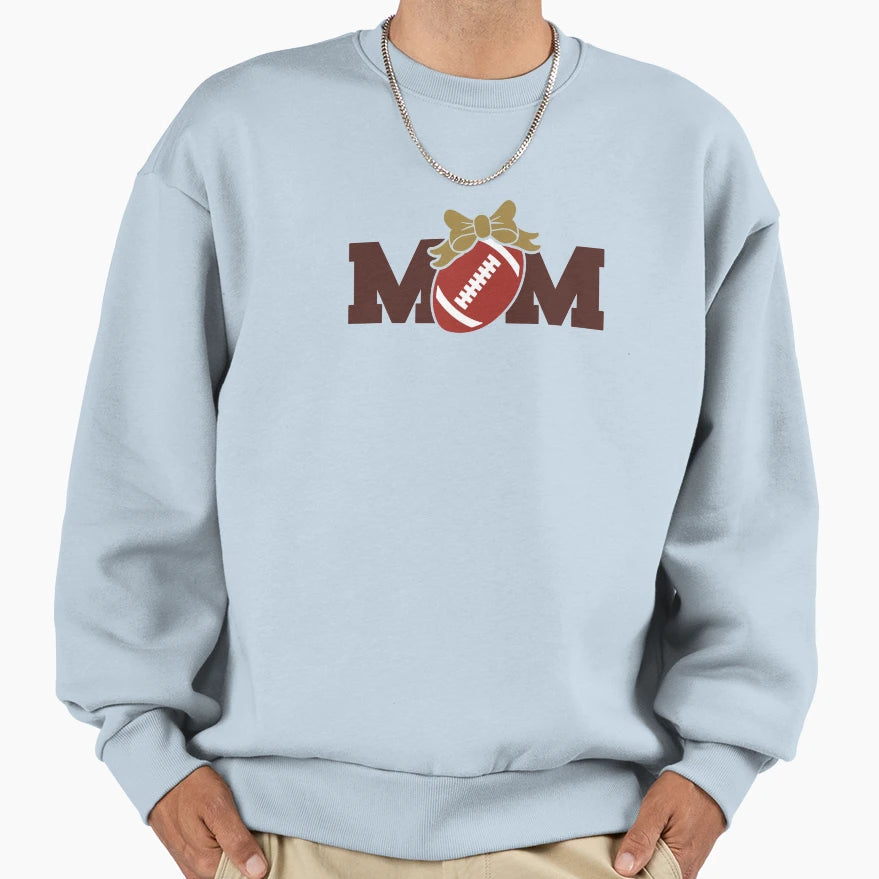 Mom Football Sweatshirt - Graphic Print Men Women - T-Shirt, Sweatshirt, Hoodie