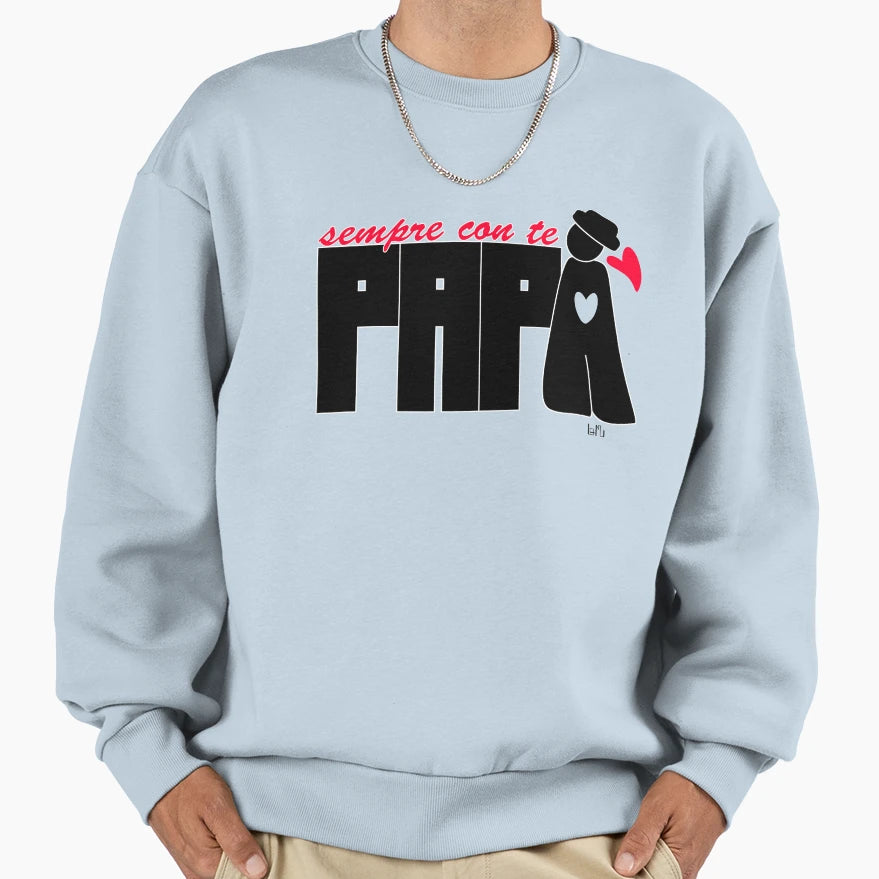 Fathers Day Pap La Mu Sweatshirt - Custom Art Print Unisex - T-Shirt, Sweatshirt, Hoodie