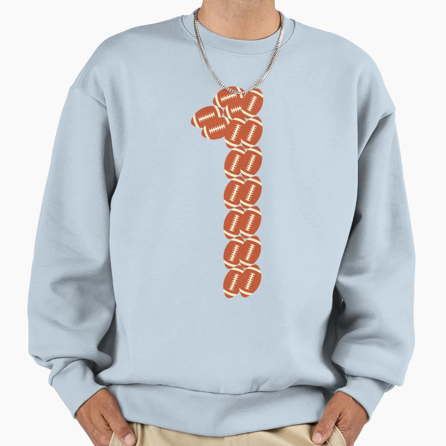 Player Number 1 One American Sweatshirt - Unique Graphic for Adults - T-Shirt, Sweatshirt, Hoodie