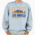 Los Angeles Football Yellow Blue Sweatshirt - Custom Art Print for Adults - T-Shirt, Sweatshirt, Hoodie
