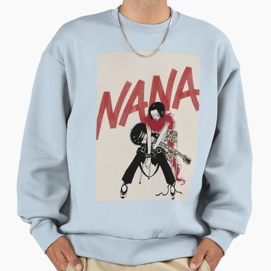 Nana Osaki Guitar Sweatshirt - Aesthetic Graphic Men Women - T-Shirt, Sweatshirt, Hoodie