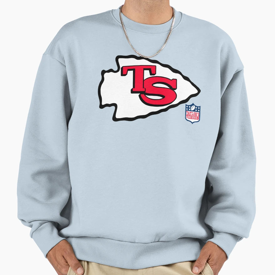 Kc Chiefs Taylors Version Sweatshirt - Minimalist Print for Adults - T-Shirt, Sweatshirt, Hoodie