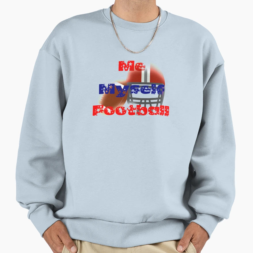 Amercian Football Sweatshirt - Casual Everyday Wear for Adults - T-Shirt, Sweatshirt, Hoodie