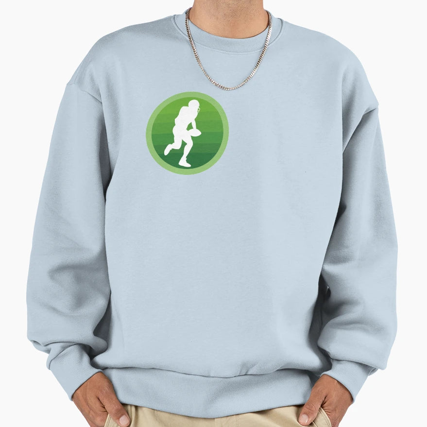 Football Icon Sweatshirt - Minimalist Print Unisex - T-Shirt, Sweatshirt, Hoodie