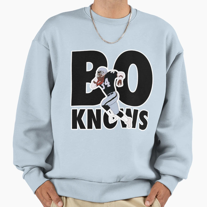 Bo Running To Play Baseball Sweatshirt - Fun Novelty Design Men Women - T-Shirt, Sweatshirt, Hoodie