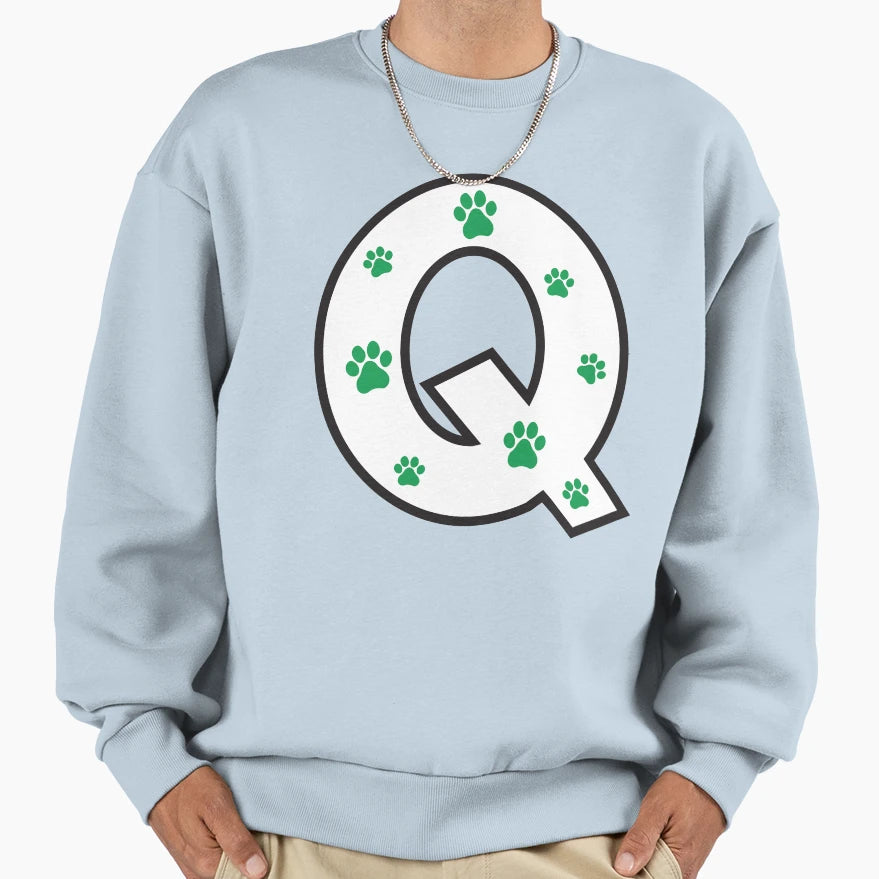 Paw Alphabet Sweatshirt - Streetwear Style Unisex - T-Shirt, Sweatshirt, Hoodie