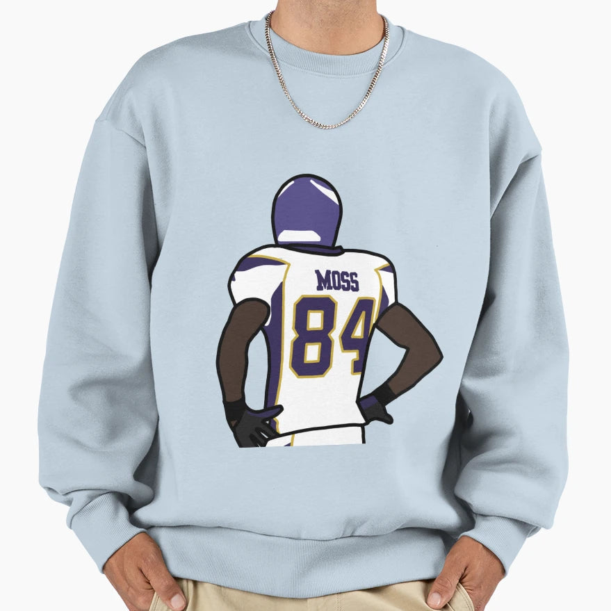 Randy Moss Sweatshirt - Fun Novelty Design for Adults - T-Shirt, Sweatshirt, Hoodie