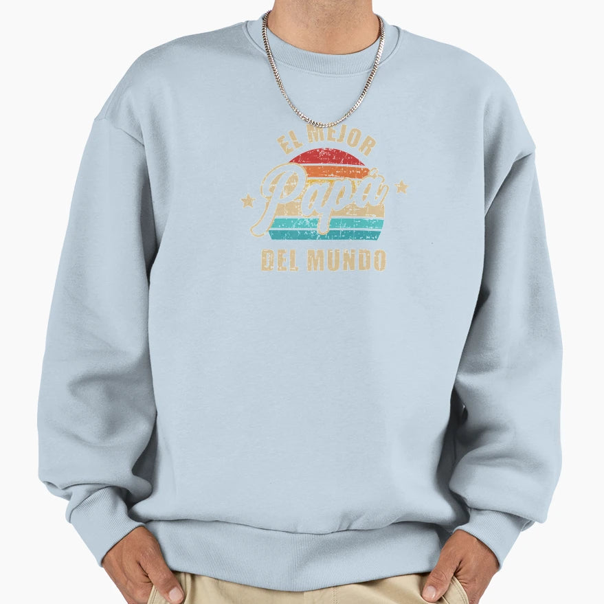 El Mejor Pap Del Mundo Para Dia T-Shirt - Casual Everyday Wear Men Women - T-Shirt, Sweatshirt, Hoodie