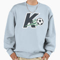 Kickoff Strike Football Monogram K Sweatshirt - Novelty Apparel Unisex - T-Shirt, Sweatshirt, Hoodie