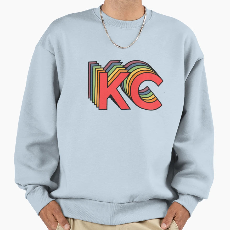 Kc Rainbow Sweatshirt - Fun Novelty Design Unisex - T-Shirt, Sweatshirt, Hoodie