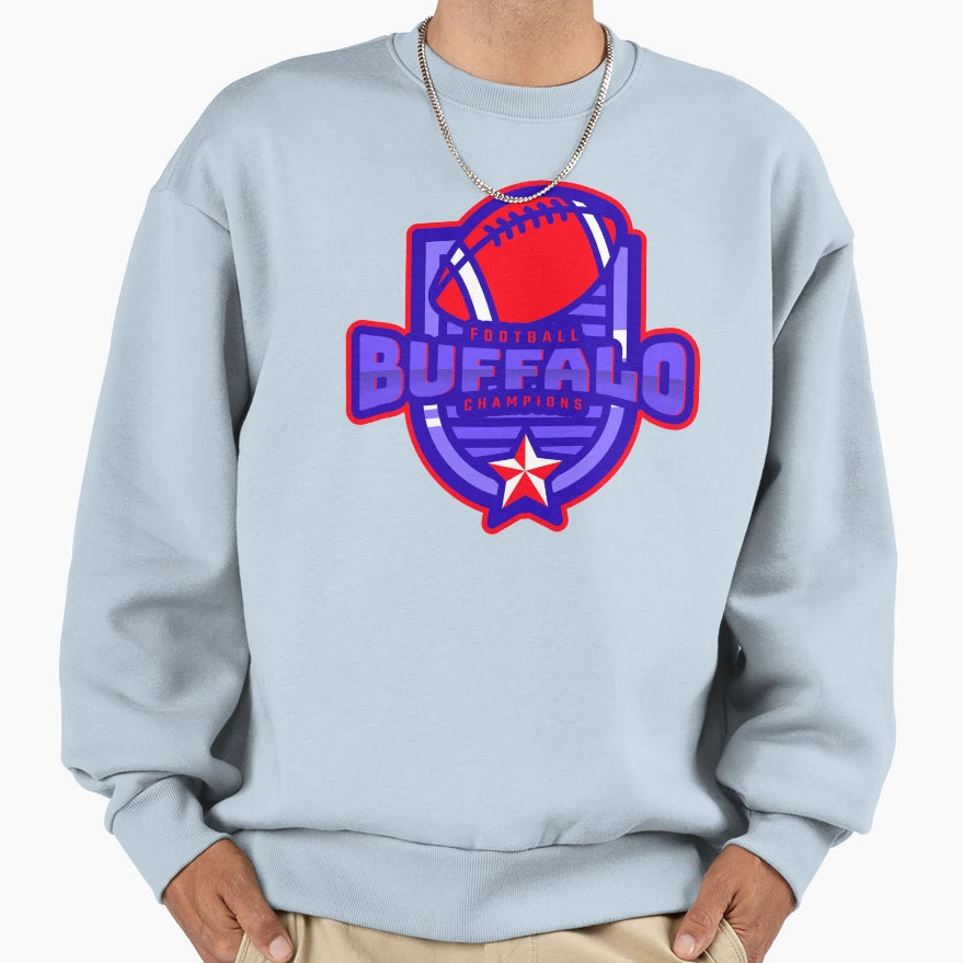 Buffalo Football Champions Upstate Sweatshirt - Trendy Graphic for Adults - T-Shirt, Sweatshirt, Hoodie