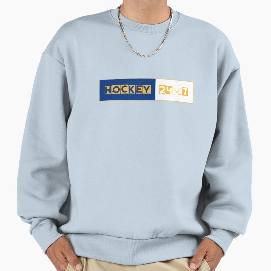 Hockey 24X7 Sweatshirt - Streetwear Style Unisex - T-Shirt, Sweatshirt, Hoodie