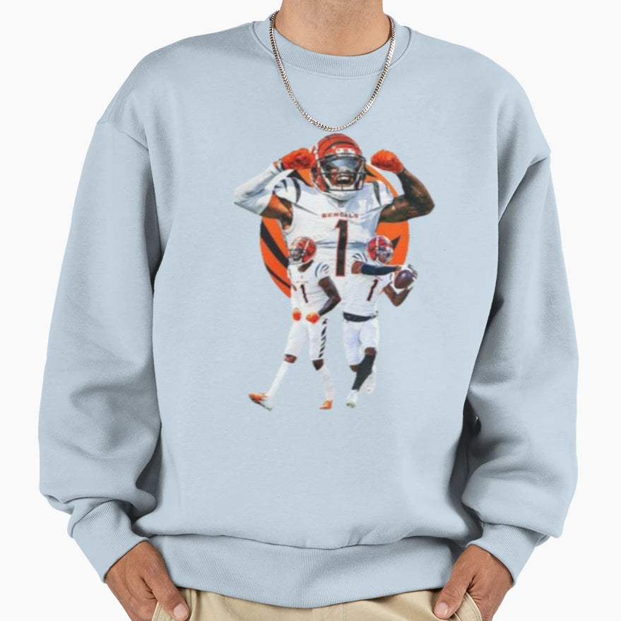 Jamar Chase Sweatshirt - Casual Everyday Wear for Adults - T-Shirt, Sweatshirt, Hoodie