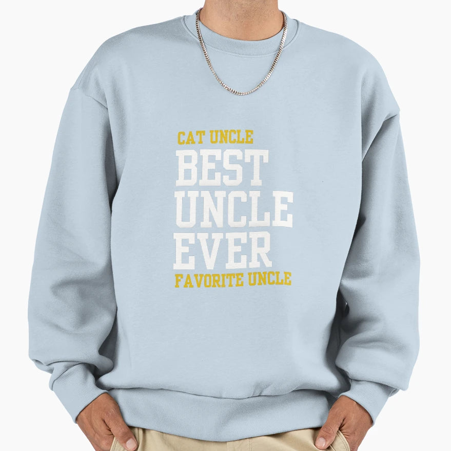 Cat Uncle Sweatshirt - Unique Graphic Men Women - T-Shirt, Sweatshirt, Hoodie