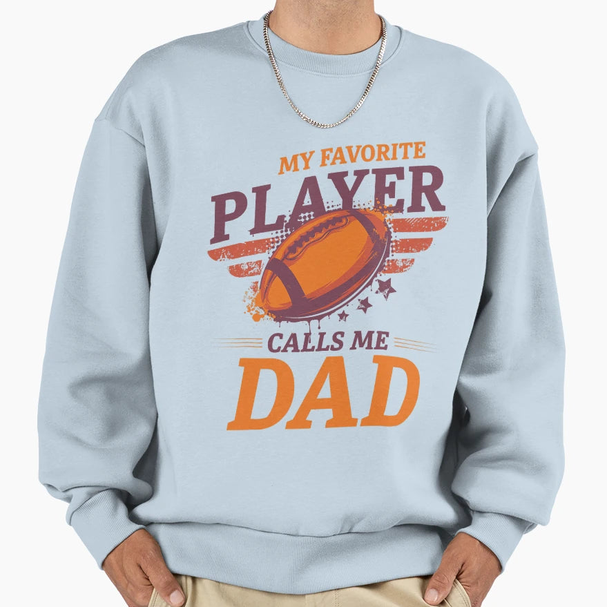 Cheer Dad And Husband Football Sweatshirt - Casual Everyday Wear Unisex - T-Shirt, Sweatshirt, Hoodie