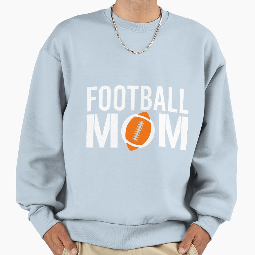 Football Mom American Football Gift T-Shirt - Aesthetic Graphic for Adults - T-Shirt, Sweatshirt, Hoodie