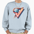Volley Strike Football Monogram V Sweatshirt - Fun Novelty Design Unisex - T-Shirt, Sweatshirt, Hoodie