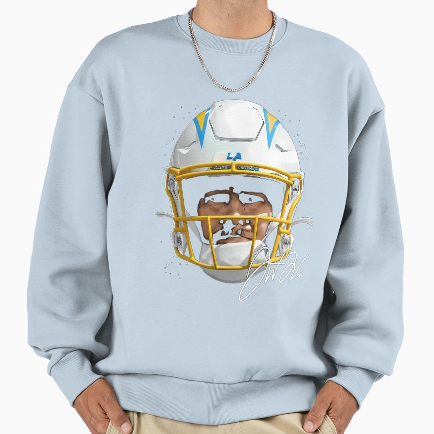 JH Los Angeles C Helmet Sweatshirt - Minimalist Print for Adults - T-Shirt, Sweatshirt, Hoodie