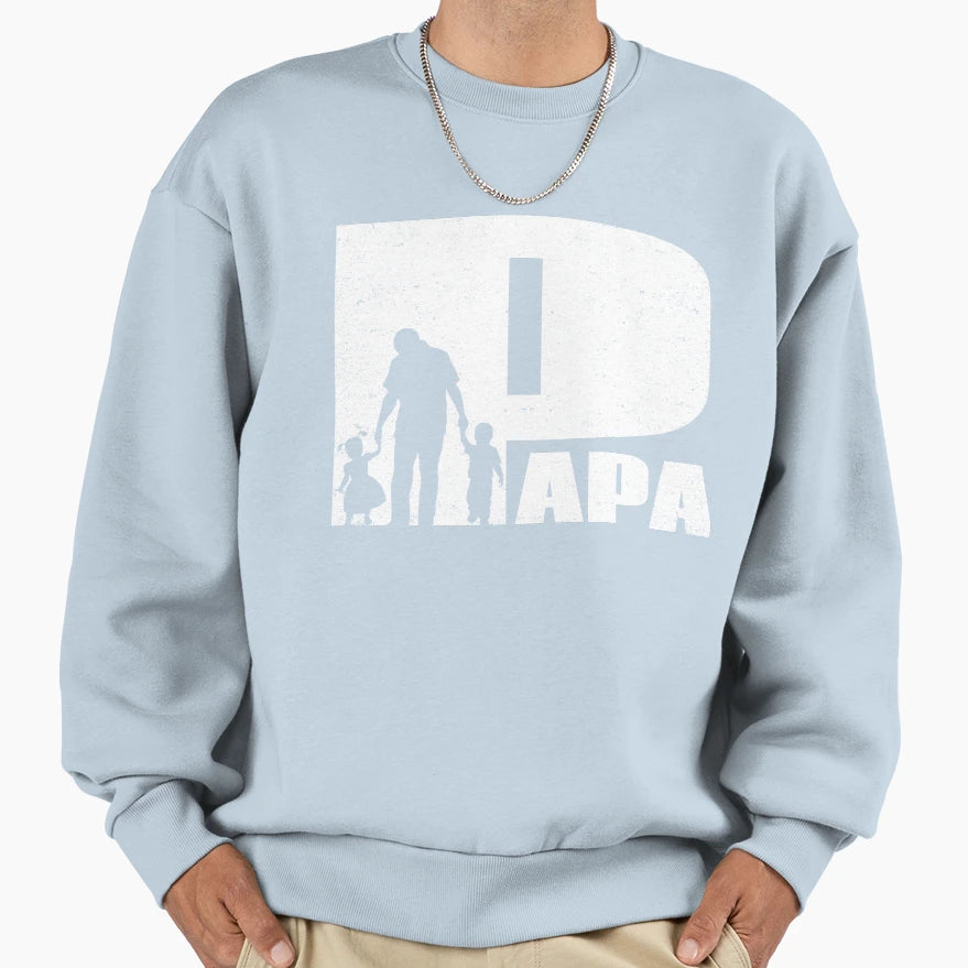Papa Sweatshirt - Trendy Graphic Unisex - T-Shirt, Sweatshirt, Hoodie