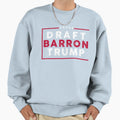 Draft Barron Trump Anti Maga Sweatshirt - Minimalist Print for Adults - T-Shirt, Sweatshirt, Hoodie