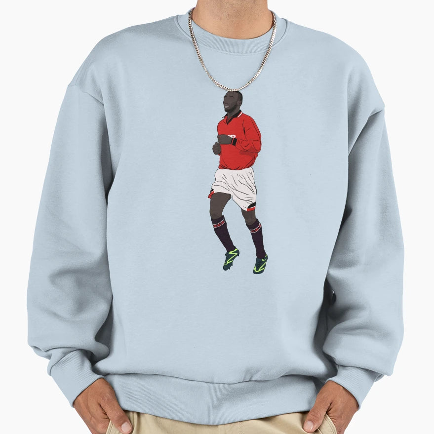 Andy Cole Mufc 90S Sweatshirt - Unique Graphic Men Women - T-Shirt, Sweatshirt, Hoodie