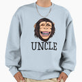 Monkey Uncle Chimpanzee Sweatshirt - Unique Graphic Men Women - T-Shirt, Sweatshirt, Hoodie