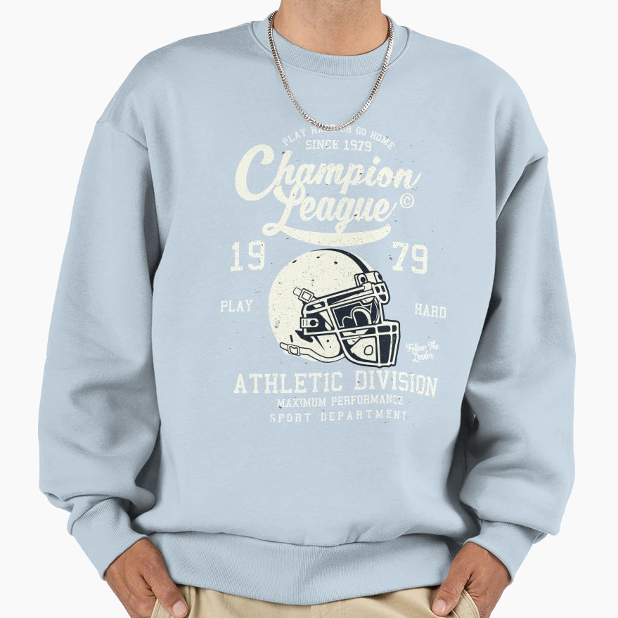 Champion League Football Sweatshirt - Aesthetic Graphic for Adults - T-Shirt, Sweatshirt, Hoodie