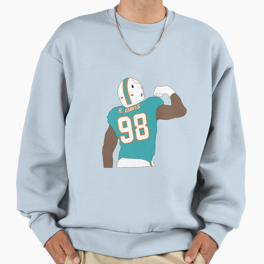 Miami Dolphins Raekwon Davis Sweatshirt - Novelty Apparel Men Women - T-Shirt, Sweatshirt, Hoodie