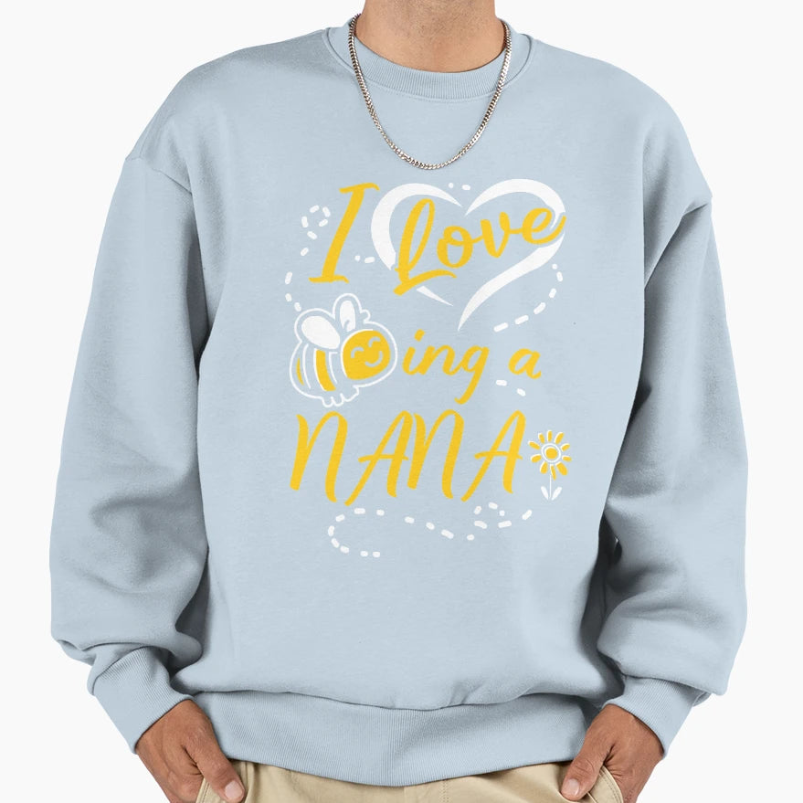 Grandparents Day Gift Grandma Family Sweatshirt - Graphic Print for Adults - T-Shirt, Sweatshirt, Hoodie