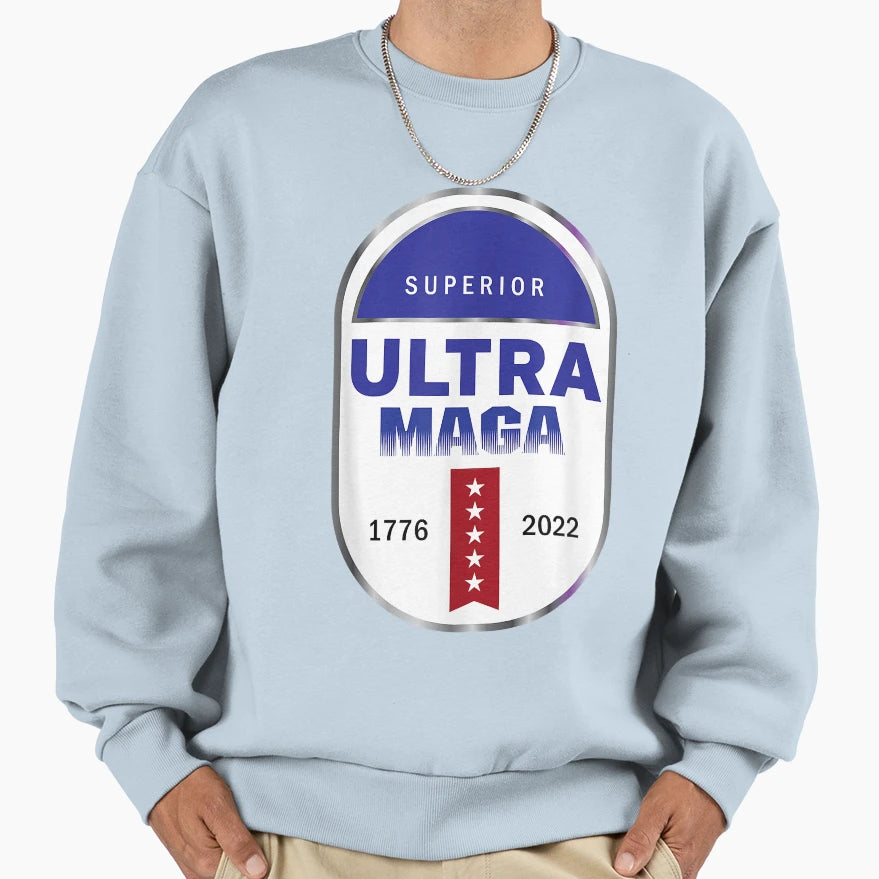 Ultra Maga 7 Sweatshirt - Minimalist Print for Adults - T-Shirt, Sweatshirt, Hoodie