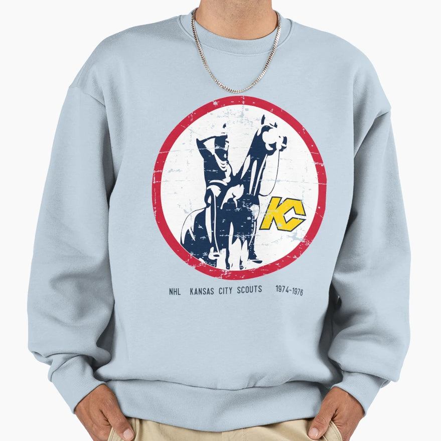 Kansas City Scouts Sweatshirt - Minimalist Print for Adults - T-Shirt, Sweatshirt, Hoodie
