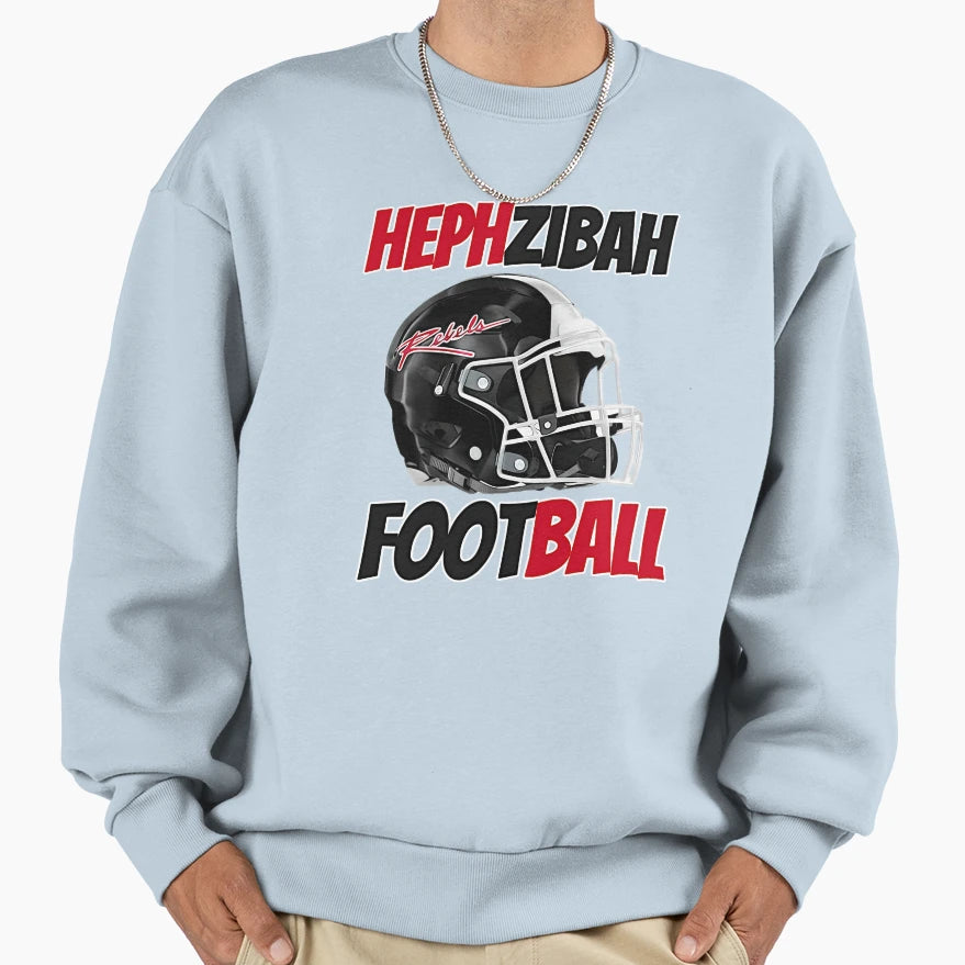 Hephzibah Rebels Football 24 V2 Sweatshirt - Minimalist Print Unisex - T-Shirt, Sweatshirt, Hoodie