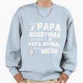 Rugby Player Like Normal Daddy Sweatshirt - Aesthetic Graphic for Adults - T-Shirt, Sweatshirt, Hoodie