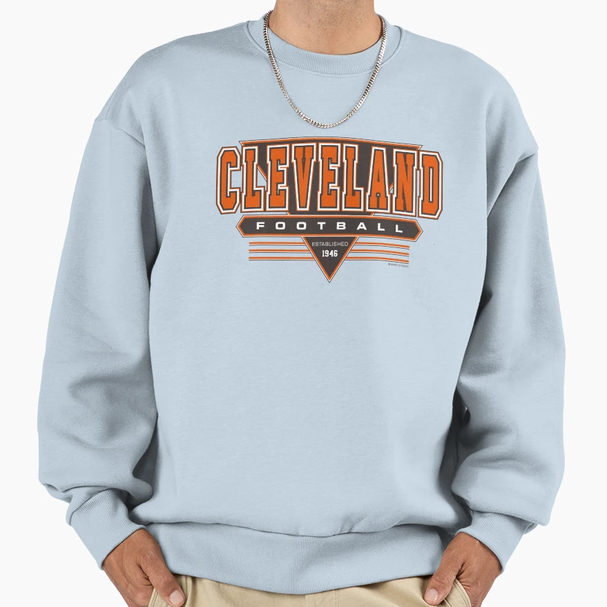 Cleveland Football Browns Inspired Sweatshirt - Graphic Print for Adults - T-Shirt, Sweatshirt, Hoodie