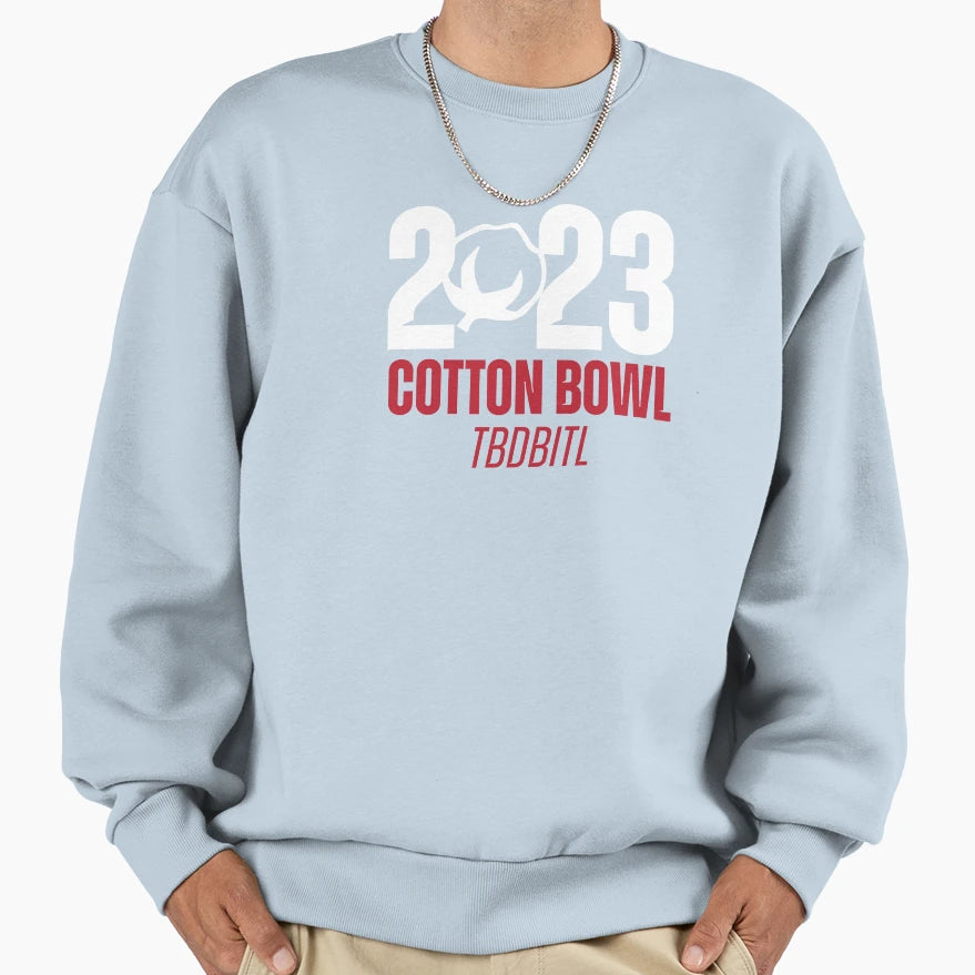 2023 Cotton Bowl White Sweatshirt - Streetwear Style for Adults - T-Shirt, Sweatshirt, Hoodie