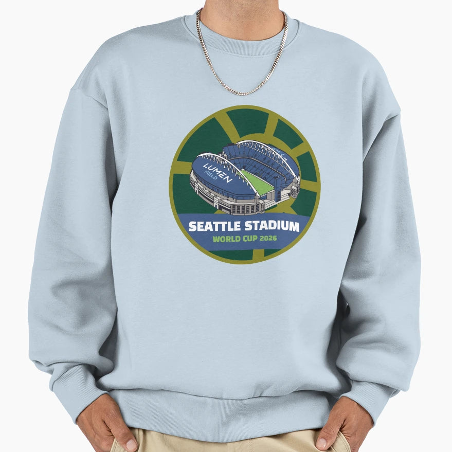 Seattle World Cup 2026 Stadium Sweatshirt - Fun Novelty Design Men Women - T-Shirt, Sweatshirt, Hoodie