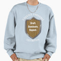 Draft Dominate Repeat Fantasy Football Sweatshirt - Graphic Print Men Women - T-Shirt, Sweatshirt, Hoodie