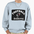 Football Girlfriend Heart Sweatshirt - Streetwear Style Unisex - T-Shirt, Sweatshirt, Hoodie