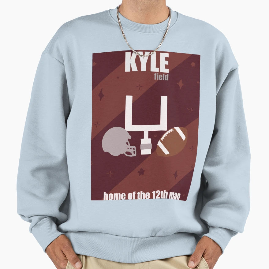 Kyle Field Sweatshirt - Unique Graphic Unisex - T-Shirt, Sweatshirt, Hoodie