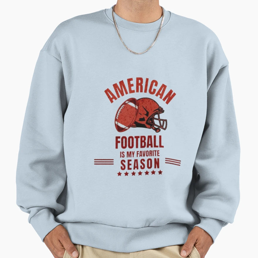 American Football Season Sweatshirt - Trendy Graphic for Adults - T-Shirt, Sweatshirt, Hoodie
