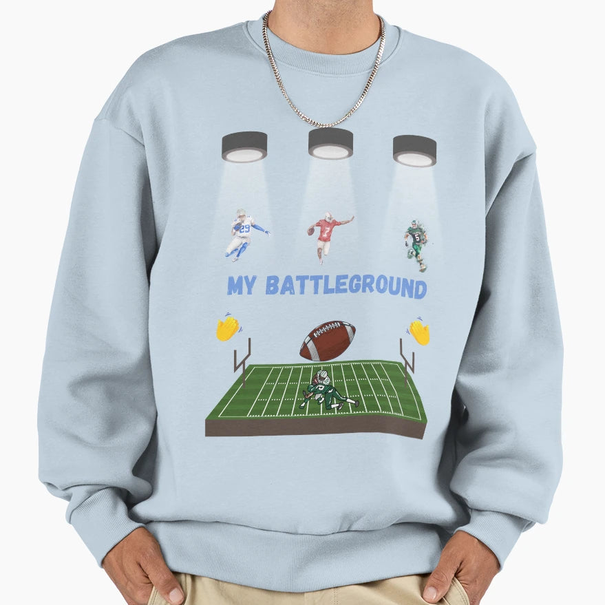 My Battleground Great Gifts American Sweatshirt - Aesthetic Graphic Unisex - T-Shirt, Sweatshirt, Hoodie