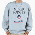 Never Forget Aaf Alliance American Sweatshirt - Novelty Apparel for Adults - T-Shirt, Sweatshirt, Hoodie