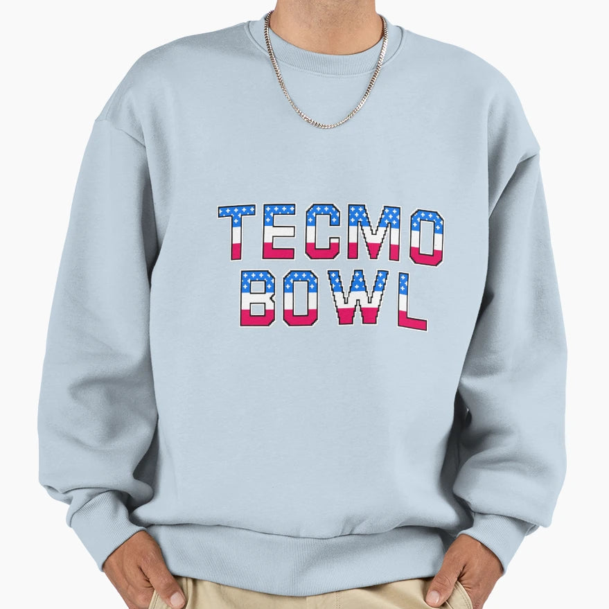 Tecmo Bowl Logo Fan Art T-Shirt - Casual Everyday Wear Unisex - T-Shirt, Sweatshirt, Hoodie