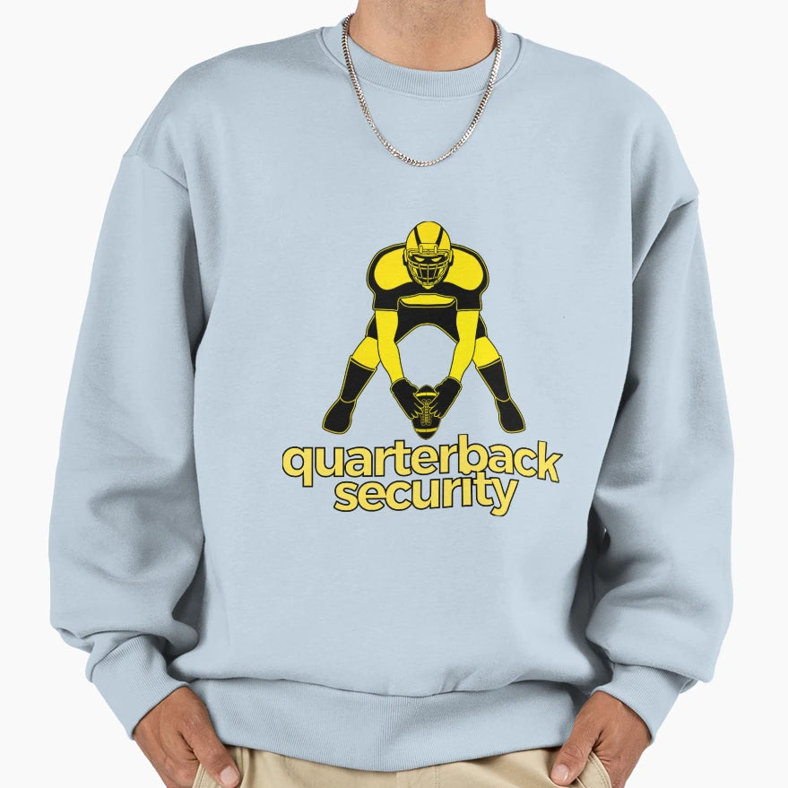 Quarterback Security Helmet Security Sweatshirt - Trendy Graphic Men Women - T-Shirt, Sweatshirt, Hoodie
