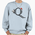 Copy Panda Letter Q Alphabet Sweatshirt - Custom Art Print for Adults - T-Shirt, Sweatshirt, Hoodie